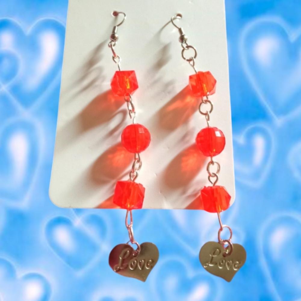 Valentine's earrings